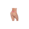Nuisette grande taille en résille brodée avec string 